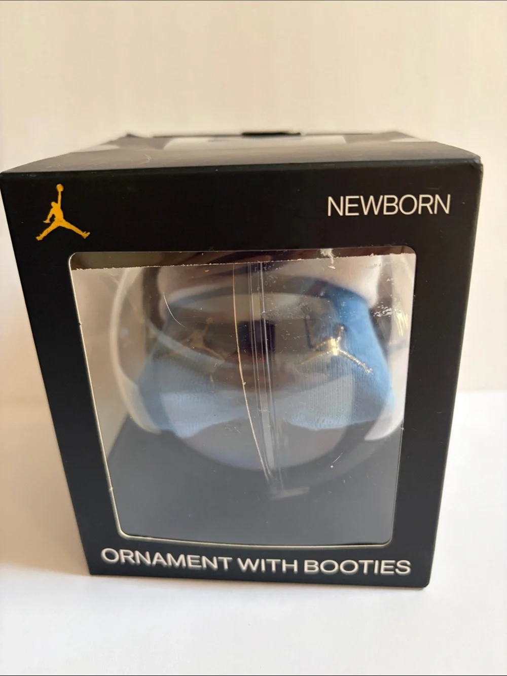 Air Jordan Baby Booties Newborn to 6 Mos Ornament Blue White from Nike